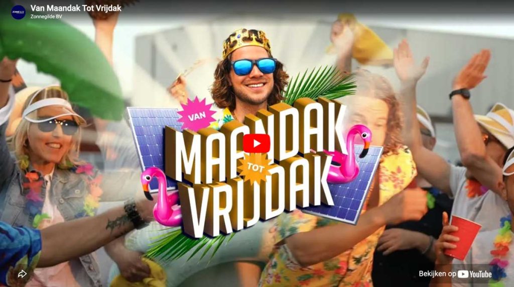 Van maandak tot vrijdak